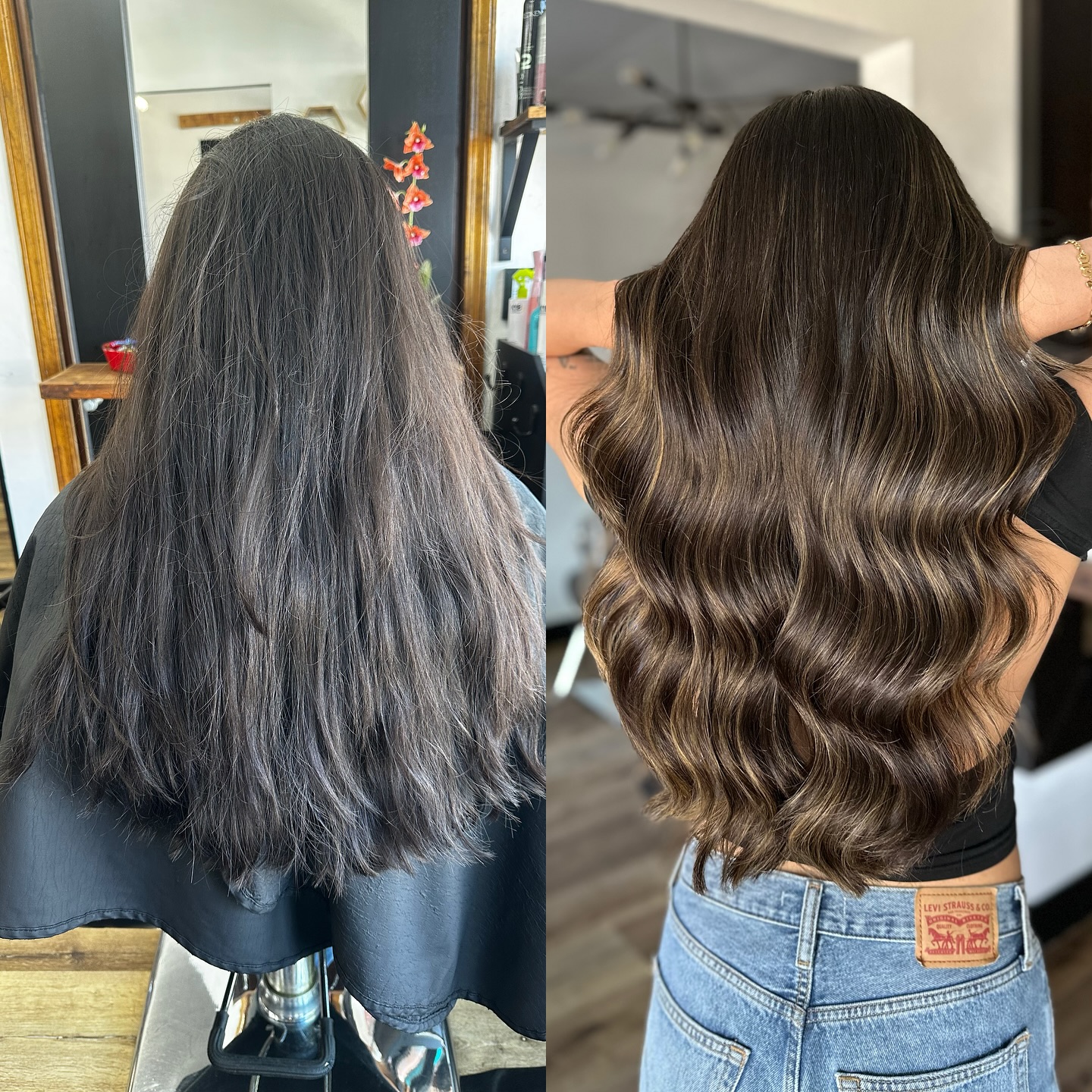 Gorgeous Long Brown Waves with Lush Dimension