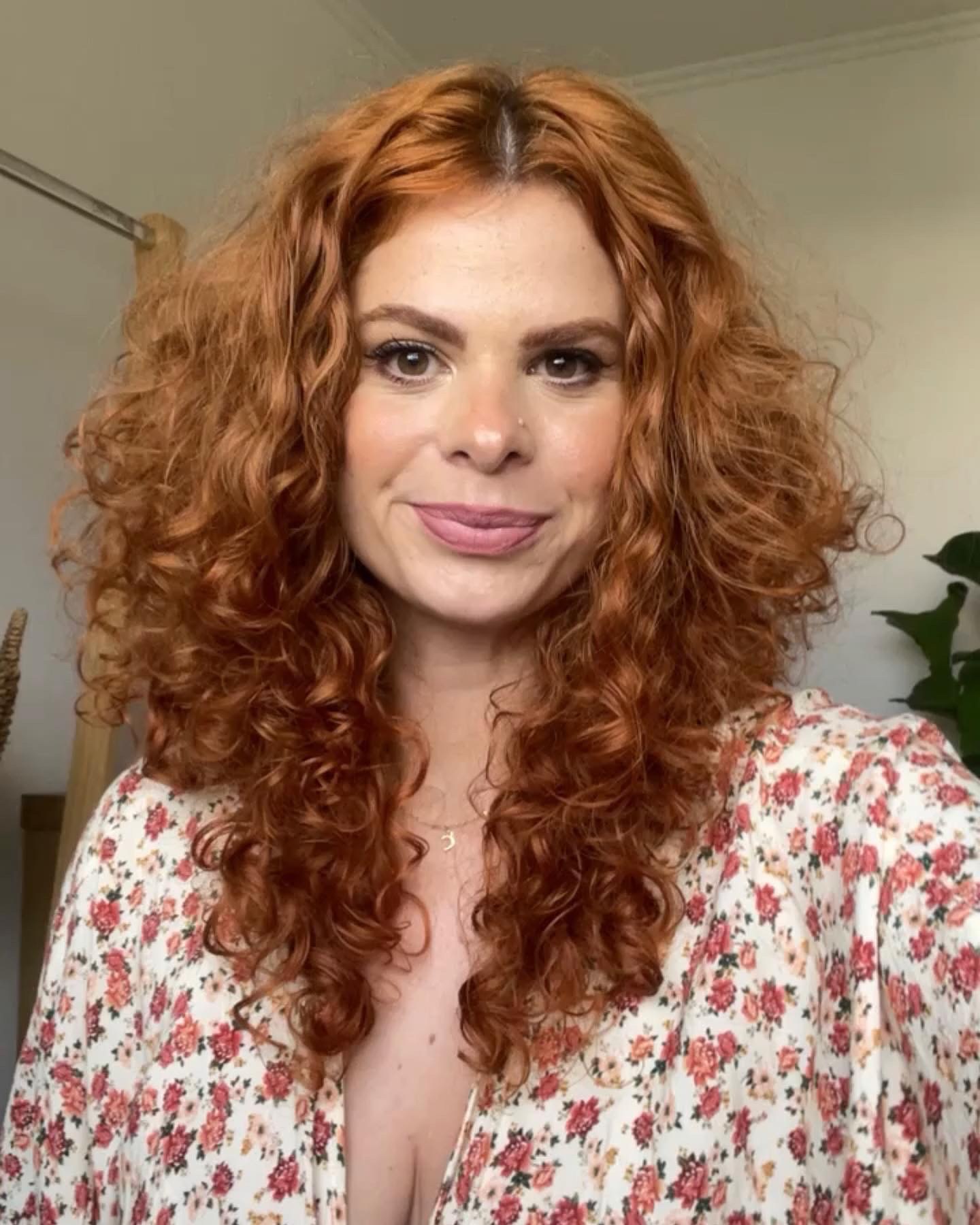 Bold Curly Layered Shag with Dynamic Volume