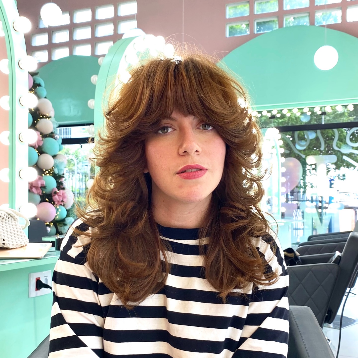 Bold Layered Shag with Dynamic Volume