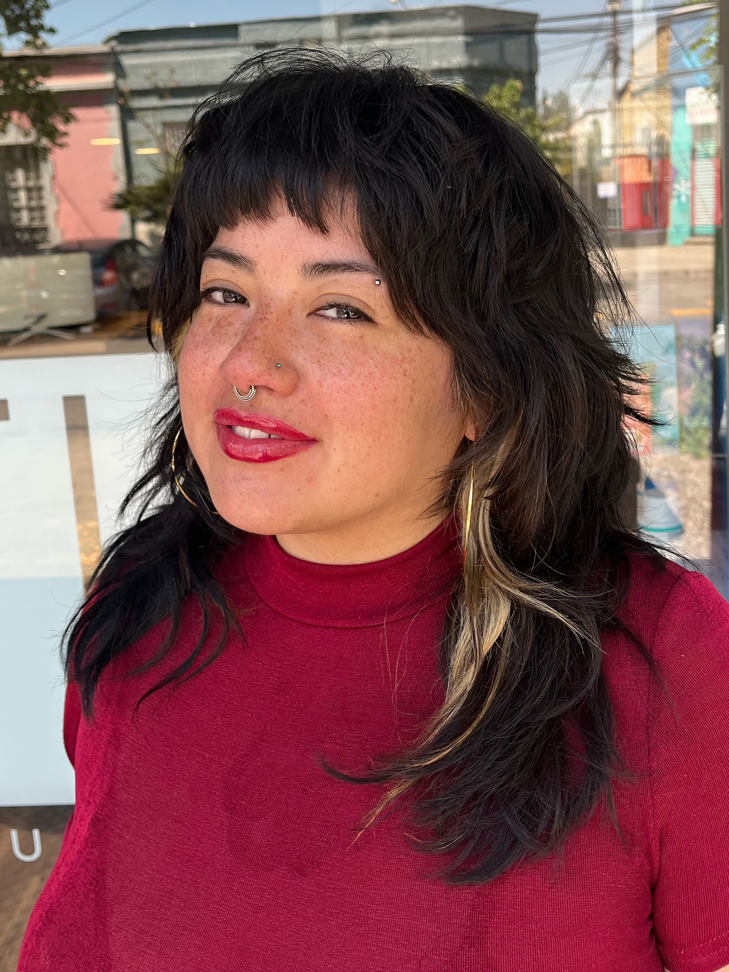 Chic Textured Shag with Bold Face-Framing Layers