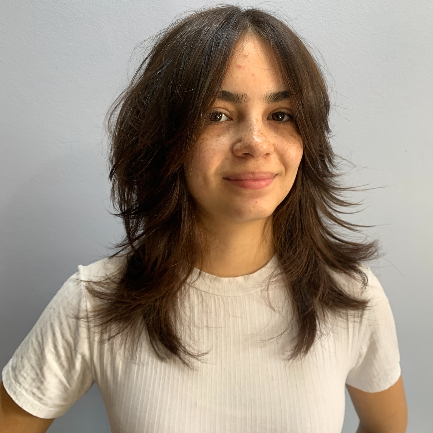 Playful Textured Shag with Feathered Layers