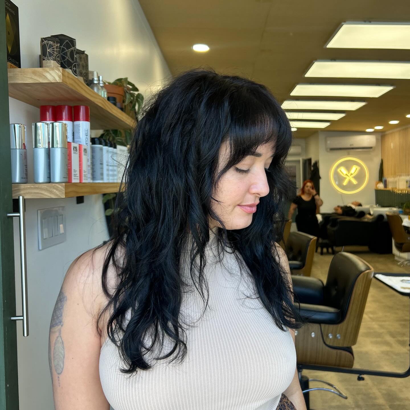 Textured Layered Shag with Fringe