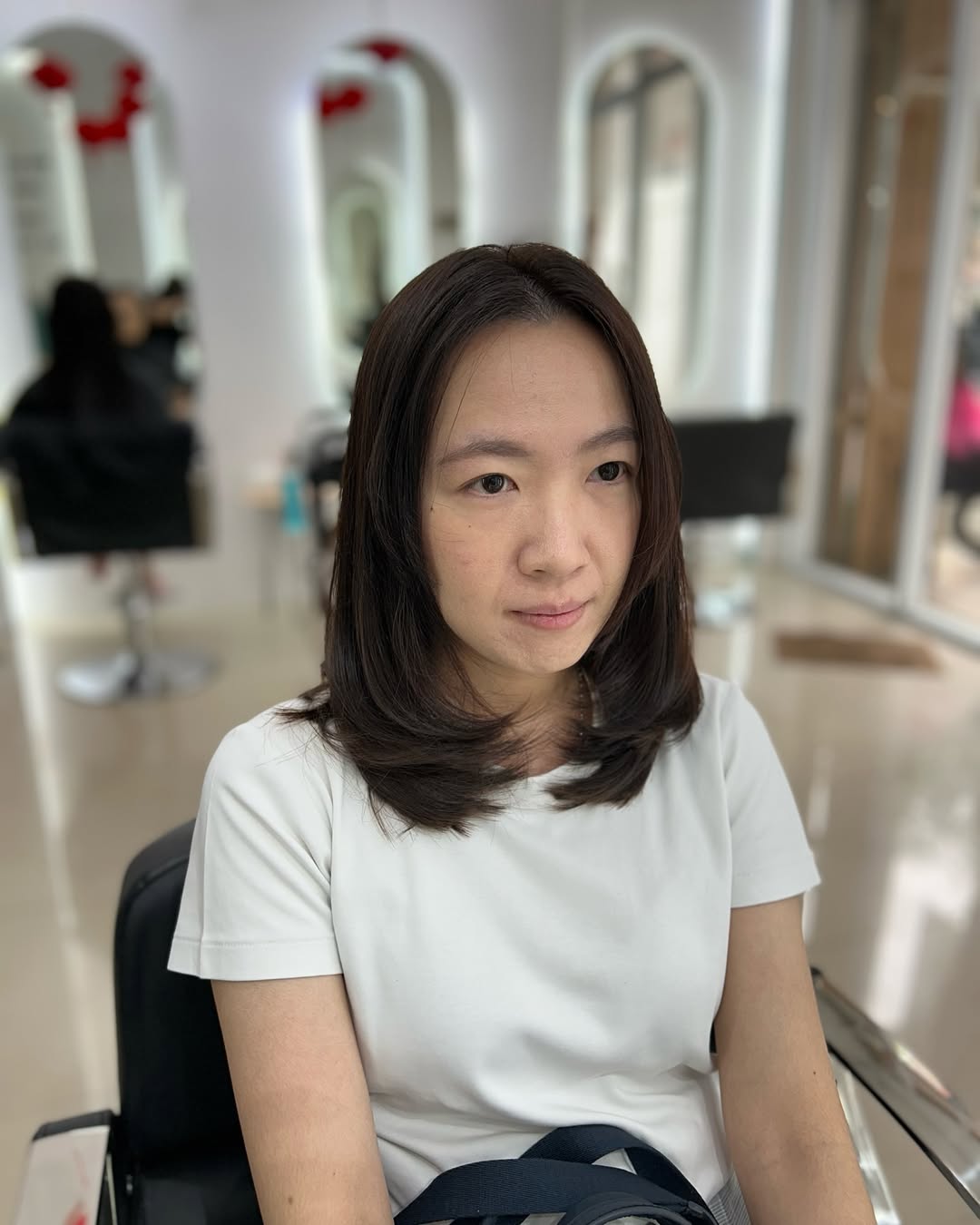 Sleek Long Bob with Subtle Layers