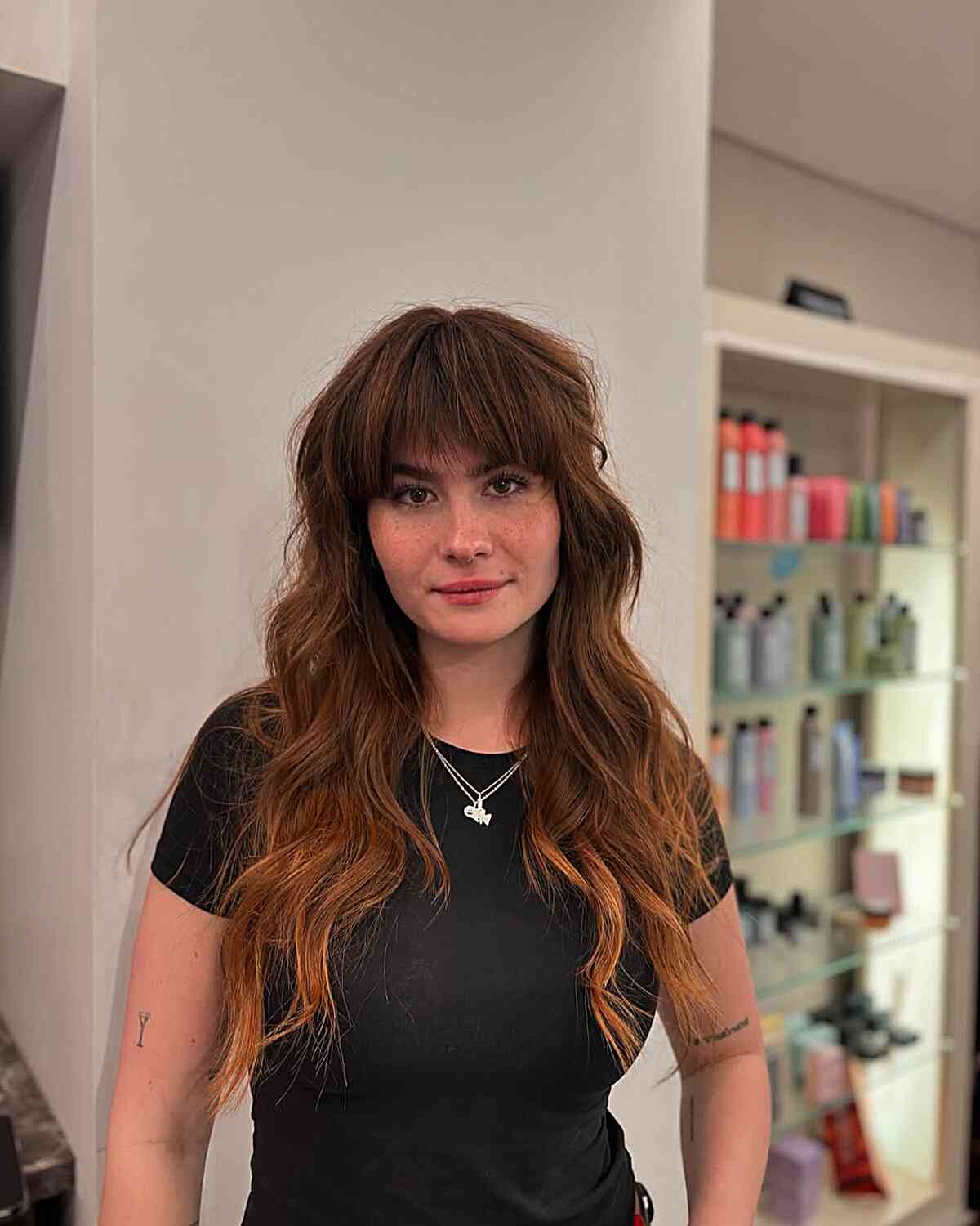 Textured Wolfcut with Face-Framing Layers