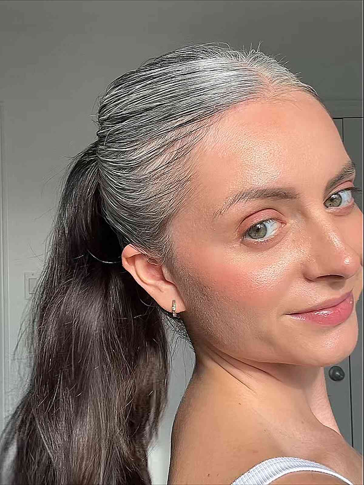 Sleek Long Hair with a Polished Slick Back