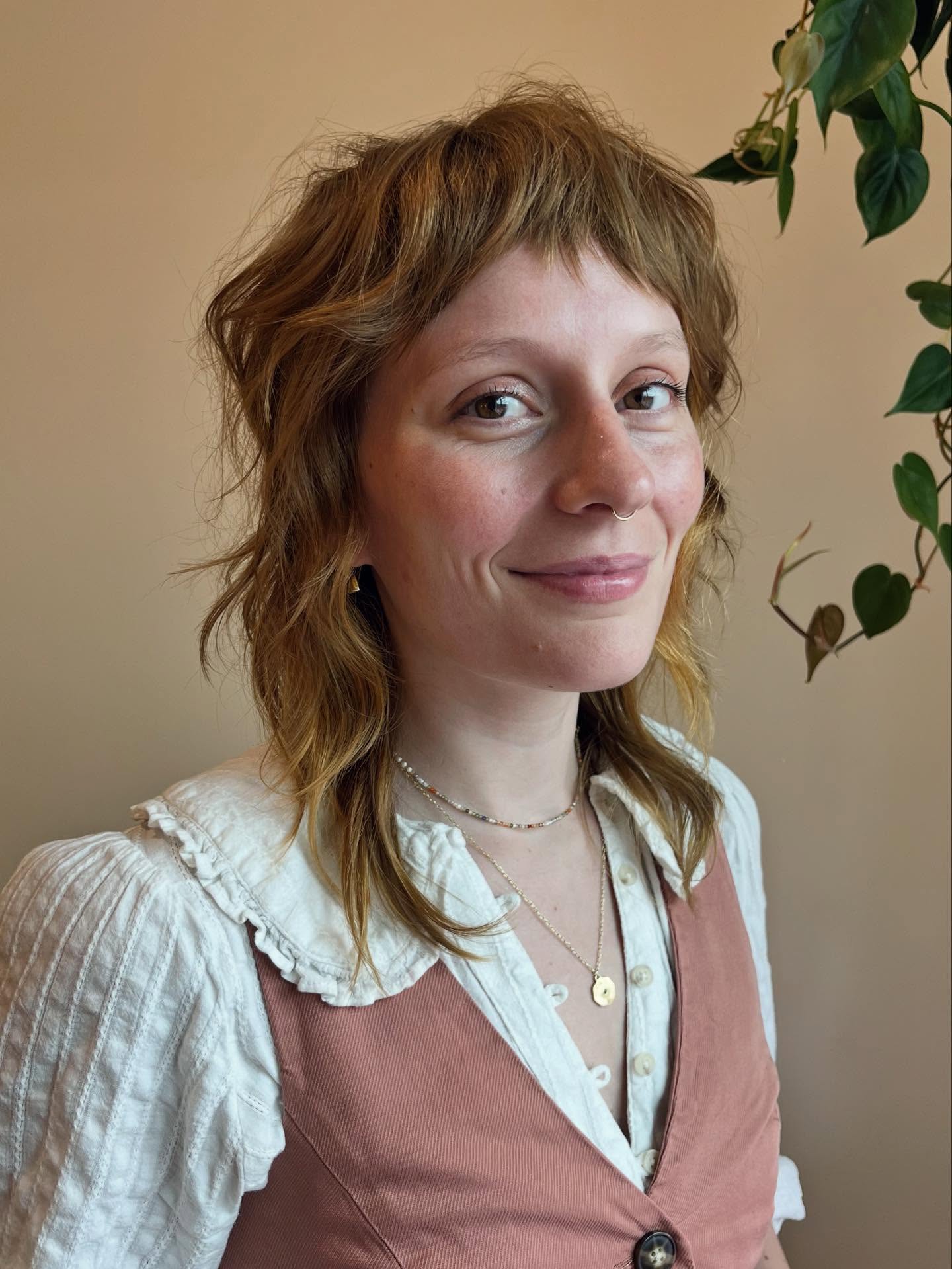 Choppy Textured Shag with Face-Framing Layers