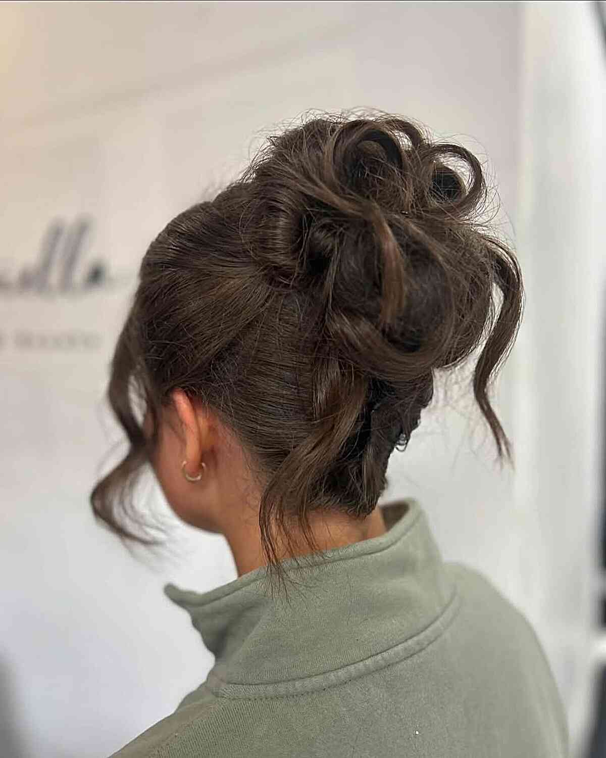 Effortlessly Chic Messy Bun Updo