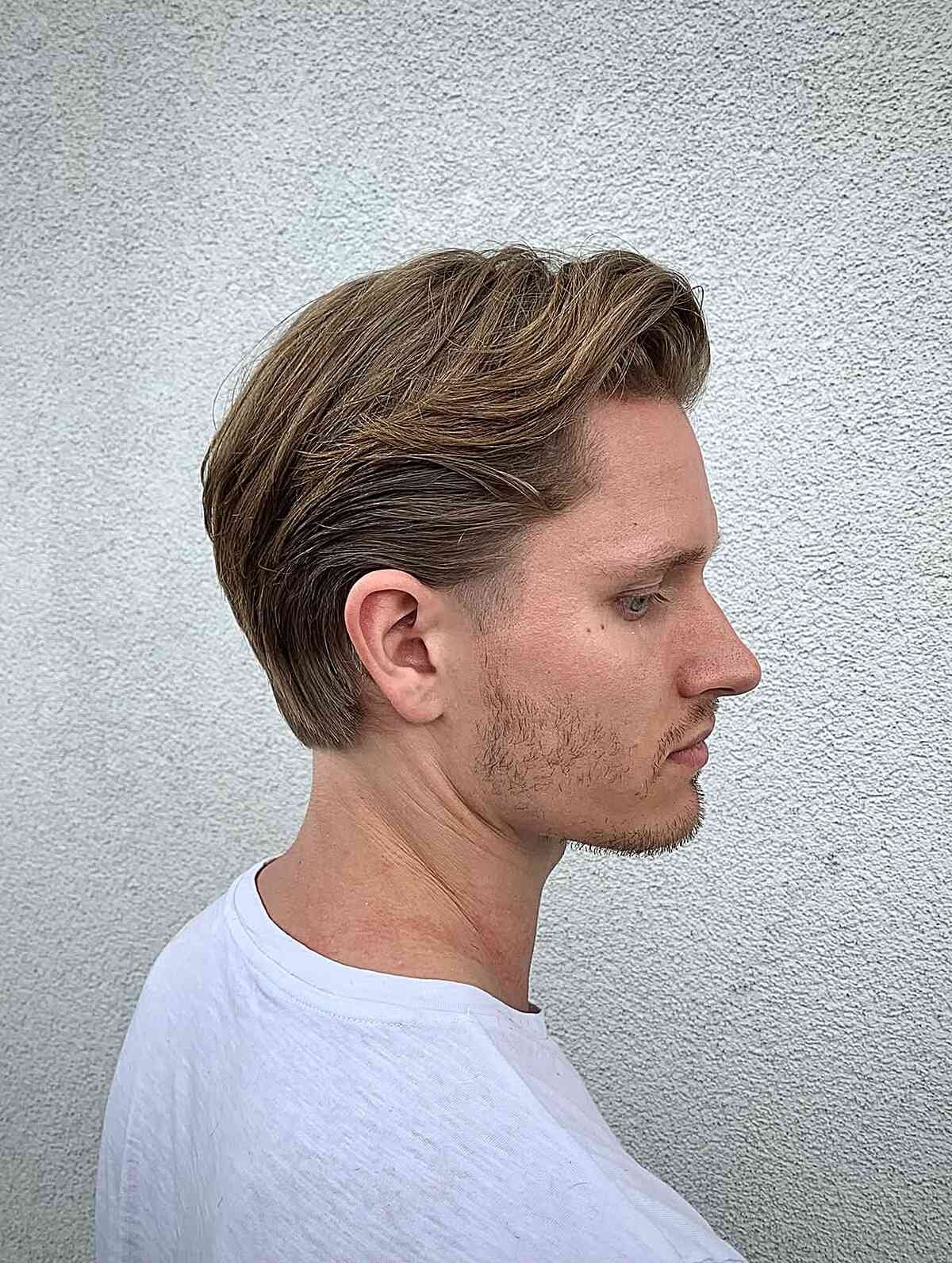 Modern Side-Swept Textured Haircut