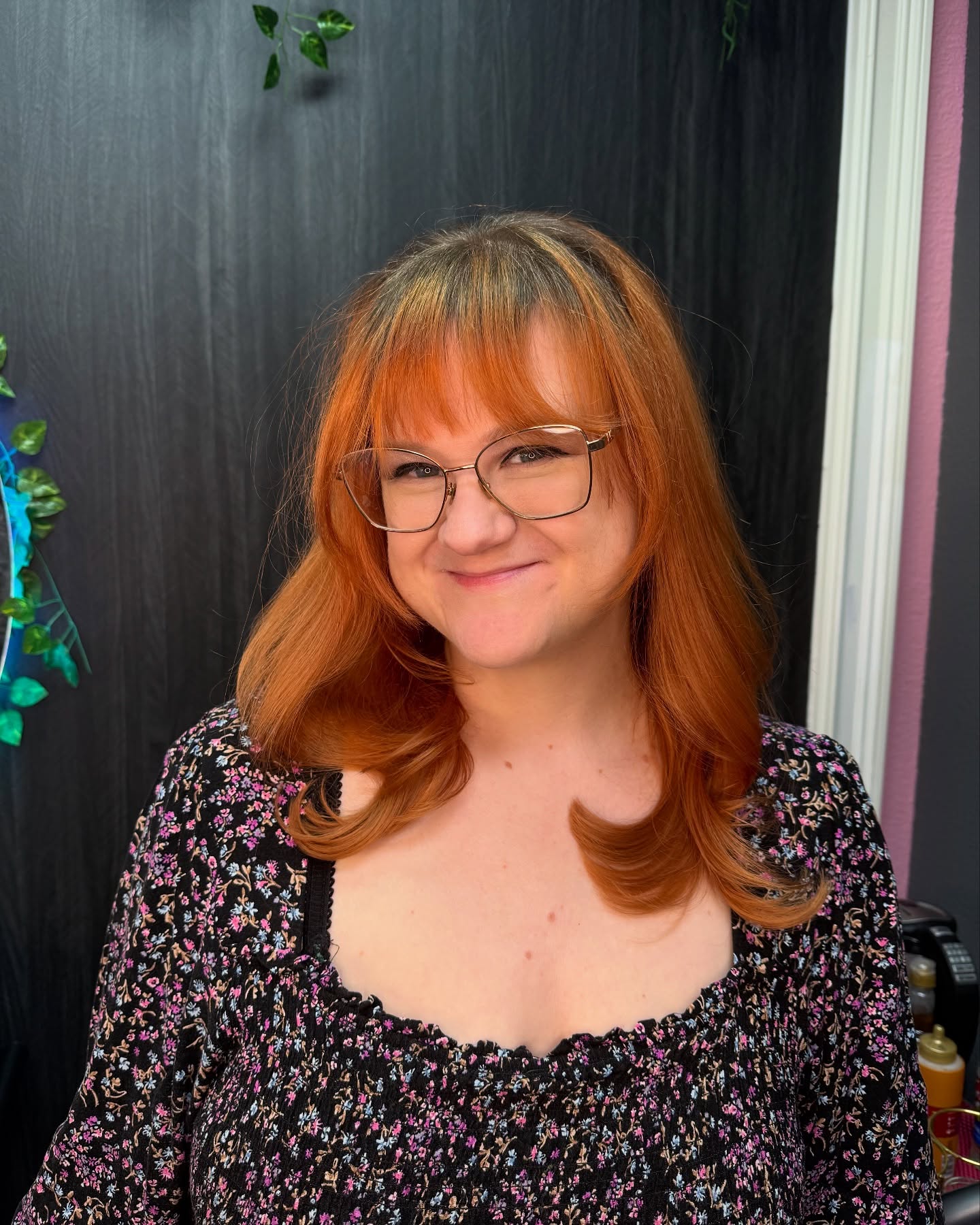 Radiant Copper Layered Cut with Face-Framing Bangs