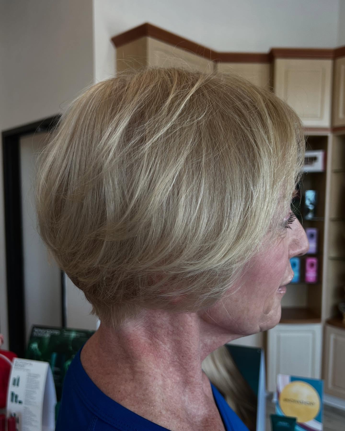 Softly Textured Short Cut for Fine Hair