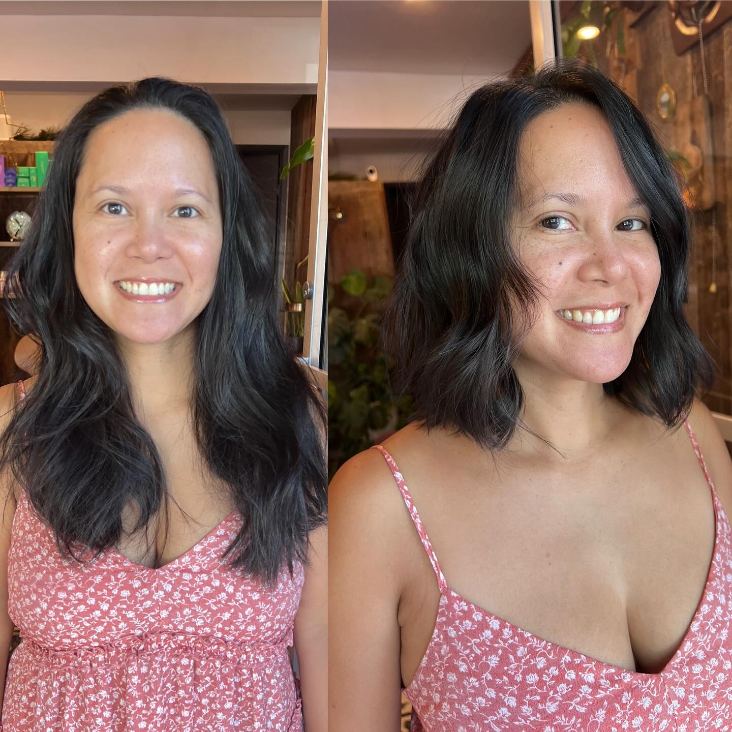 Textured Long Bob with Soft Waves and Subtle Dimension