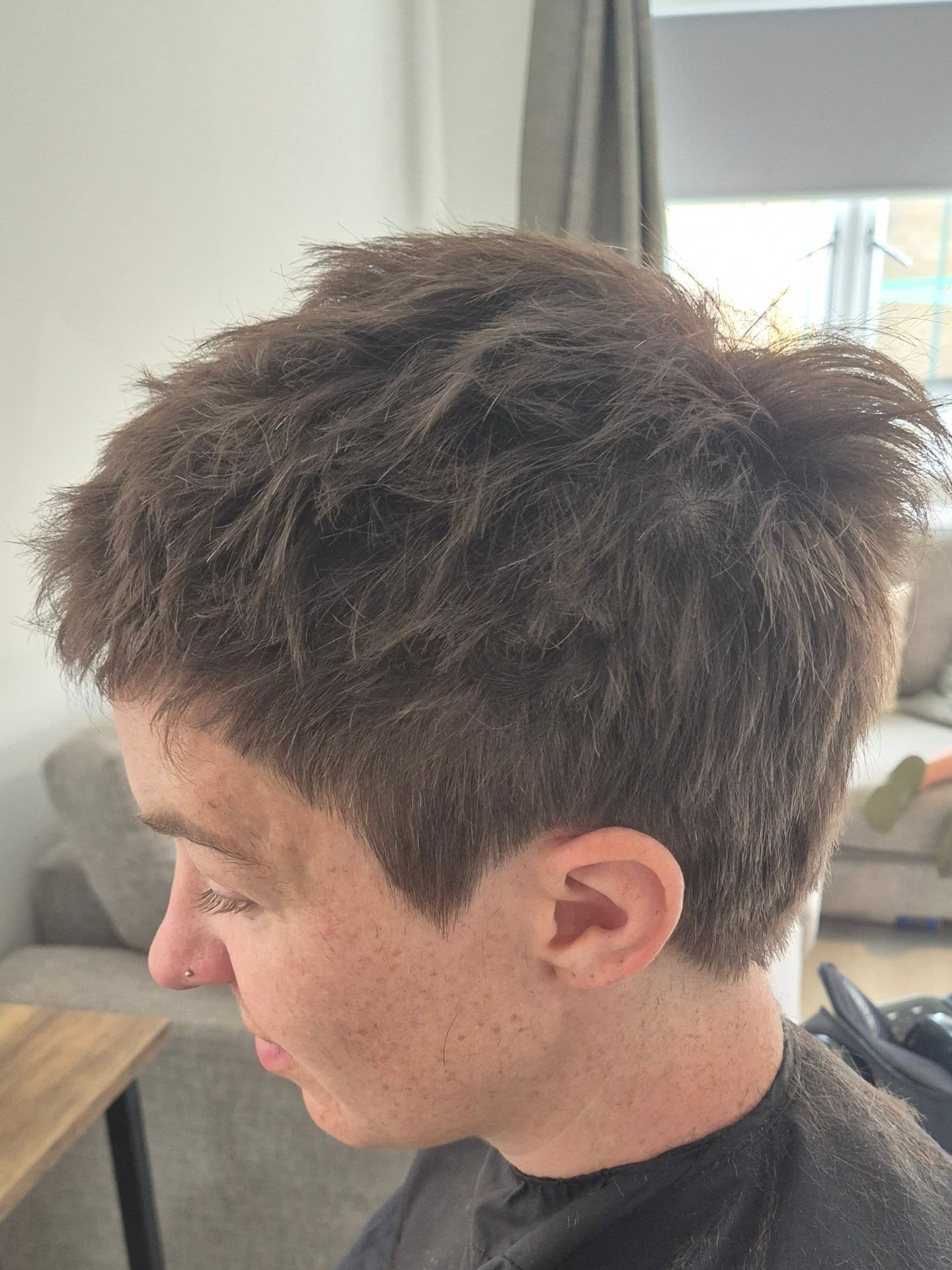 Textured Short Funky Pixie with Playful Volume