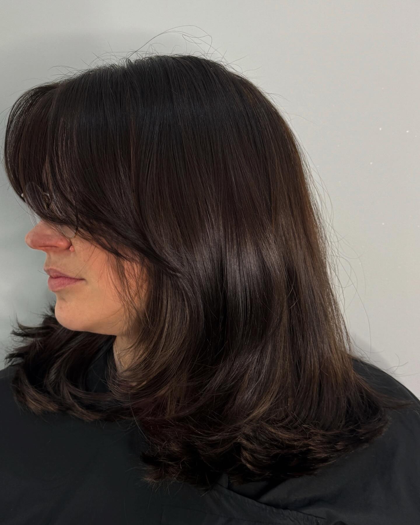 Chic Layered Cut with Soft Face-Framing Layers