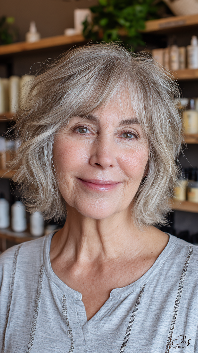 Chic Layered Feathered Cut with Soft Texture