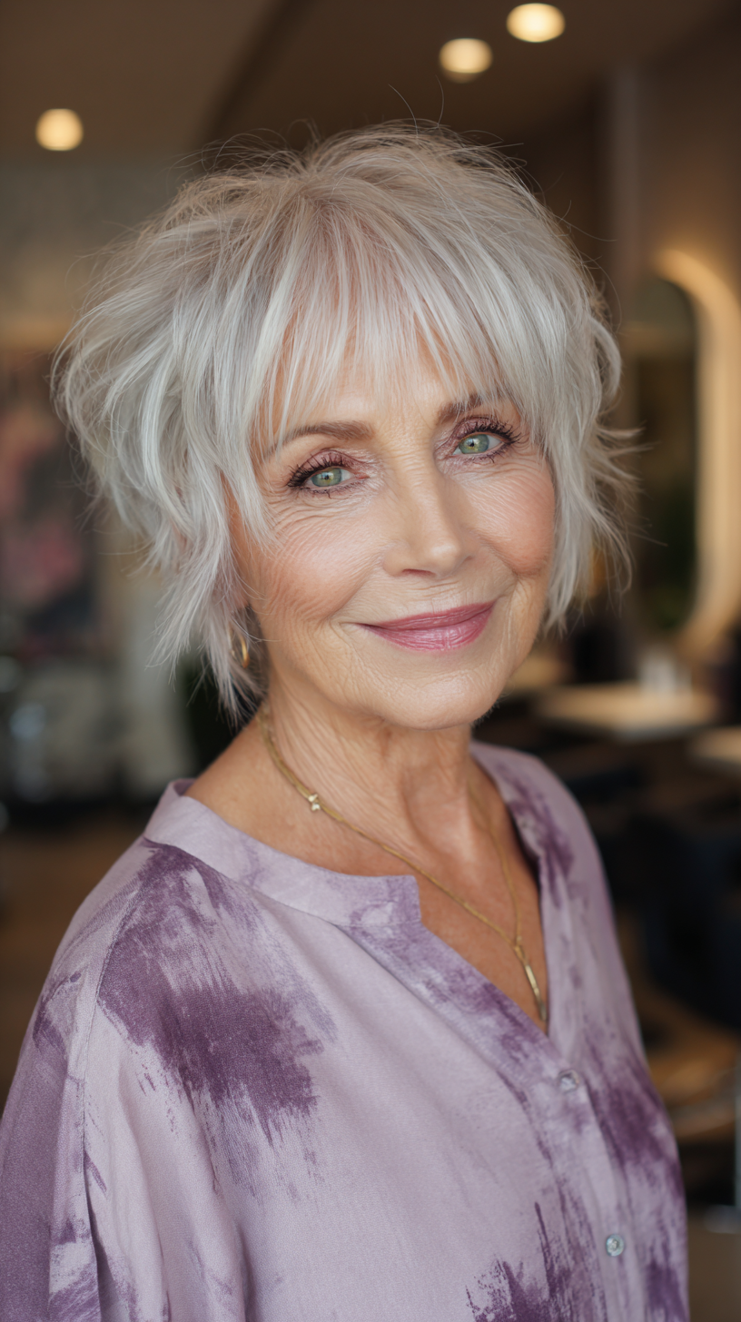 Light Textured Shag with Feathered Layers