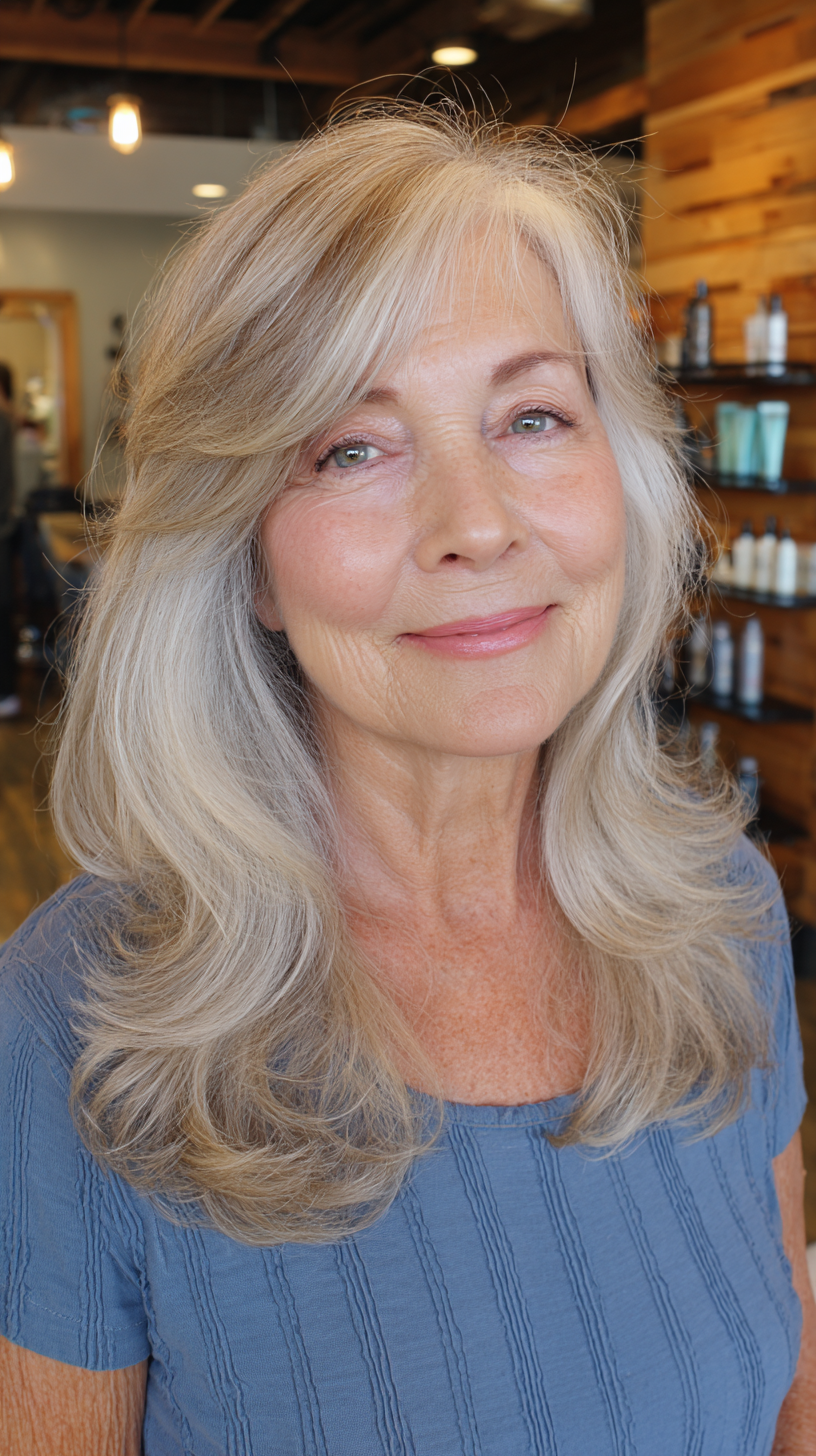 Soft Feathered Layers with Natural Highlights