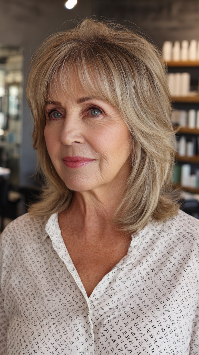 Stylish Feathered Cut with Gentle Layers