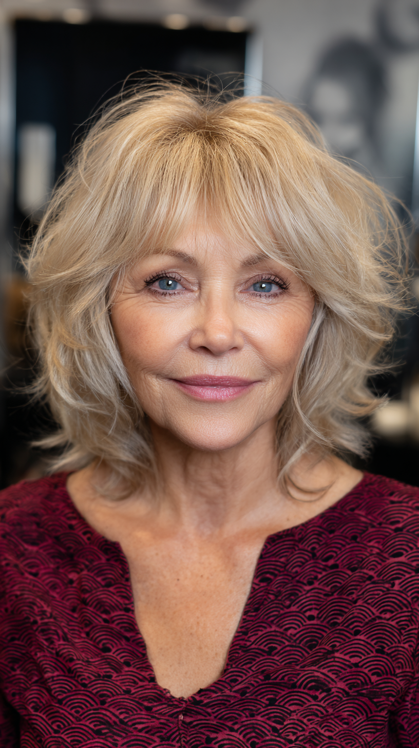 Stylish Feathered Cut with Soft Layers