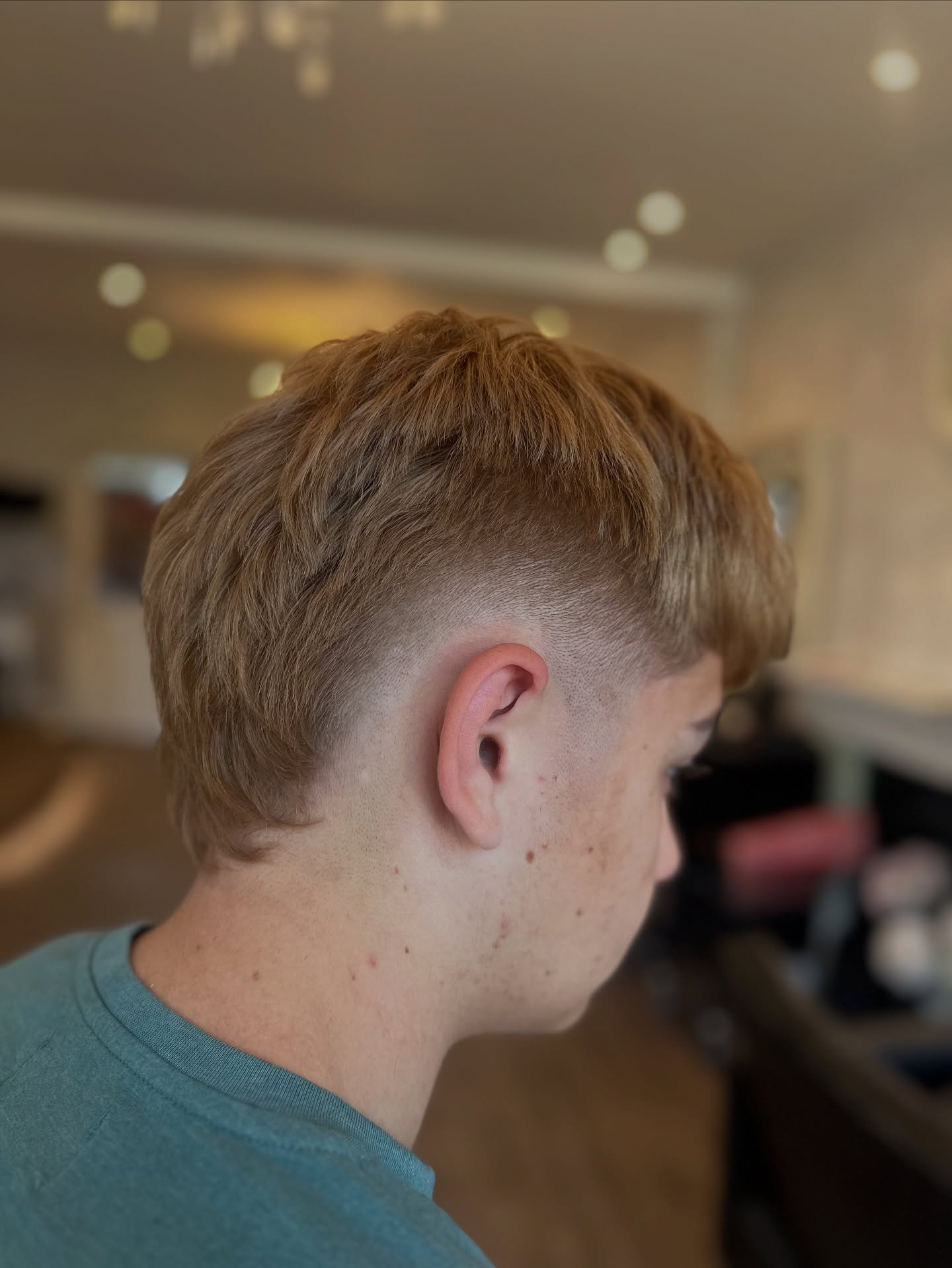 Chic Textured Burst Fade Mohawk