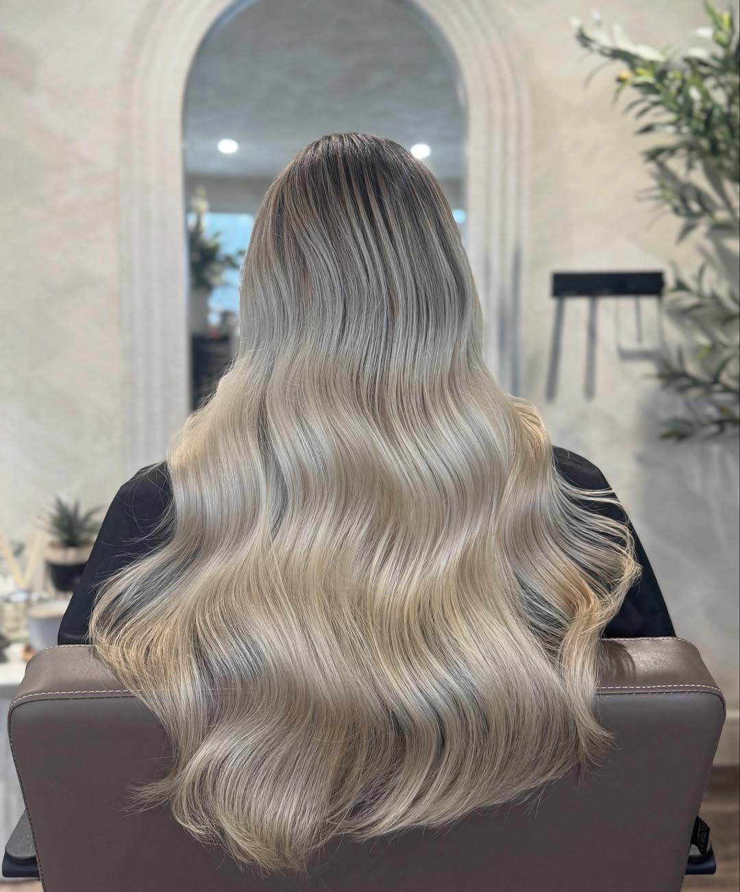 Luxurious Long Soft Root Melt Blonde Balayage