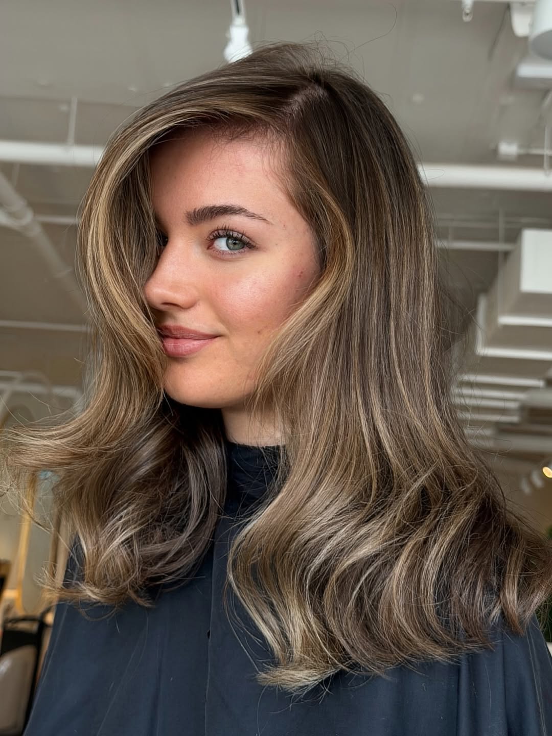 Soft Root Melt Blonde Balayage with Natural Movement