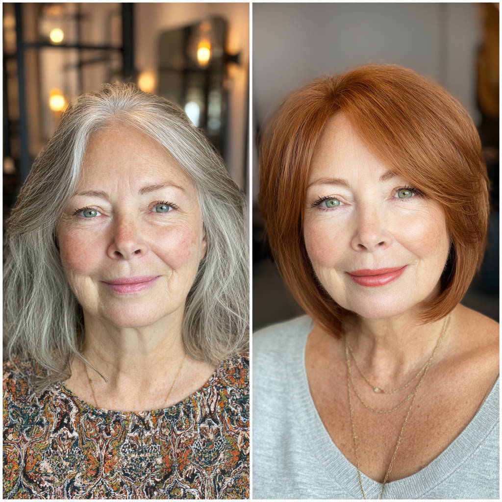 Elegant Smooth Bob with Subtle Layers