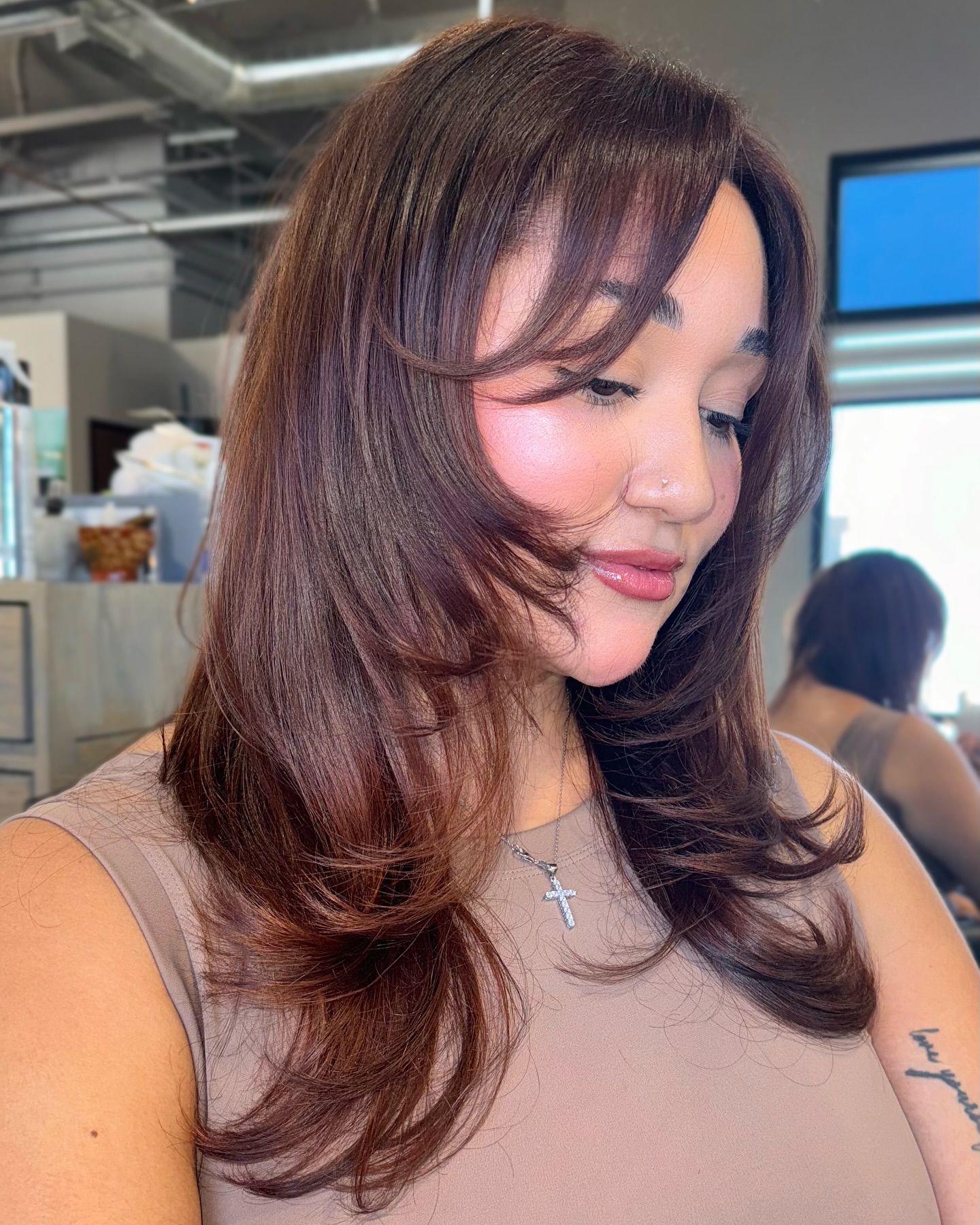 Modern Long Layered Cut with Soft Face-Framing Layers