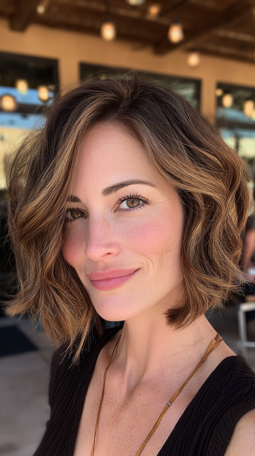 Textured Caramel Waves with Precision Cutting