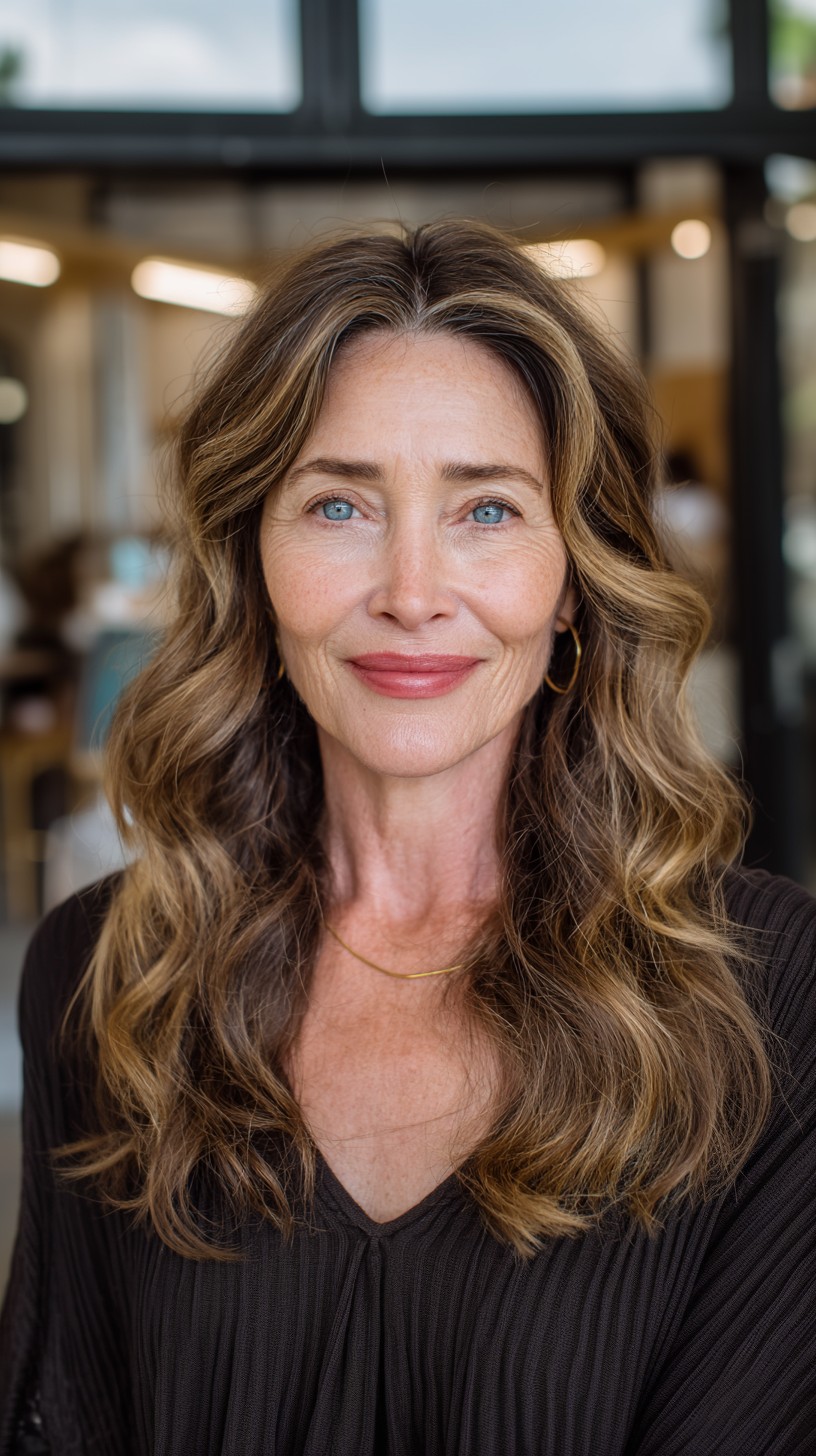 Textured Ginger Waves with Soft Layers