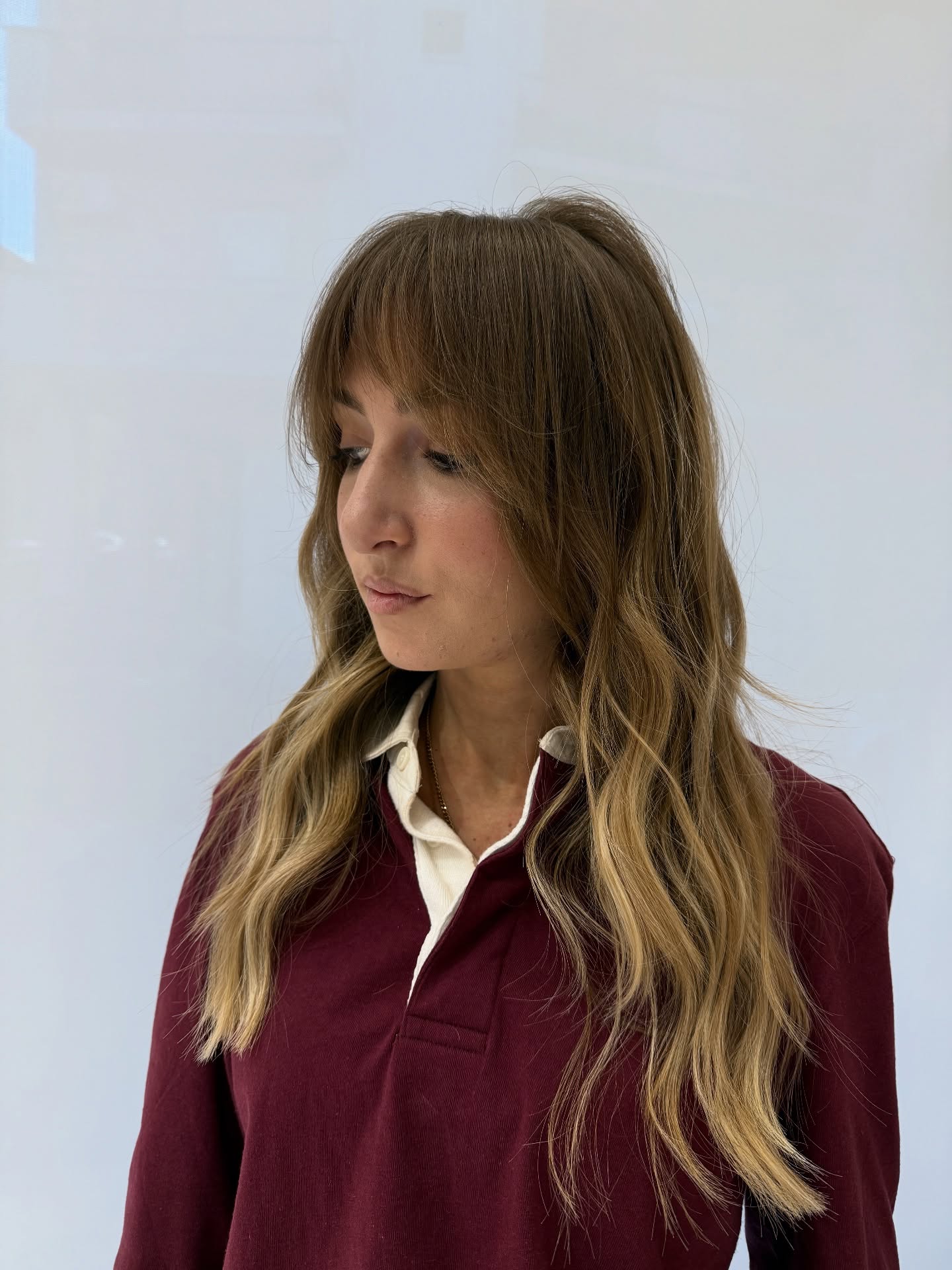 Long Layered Cut with Soft Textured Waves