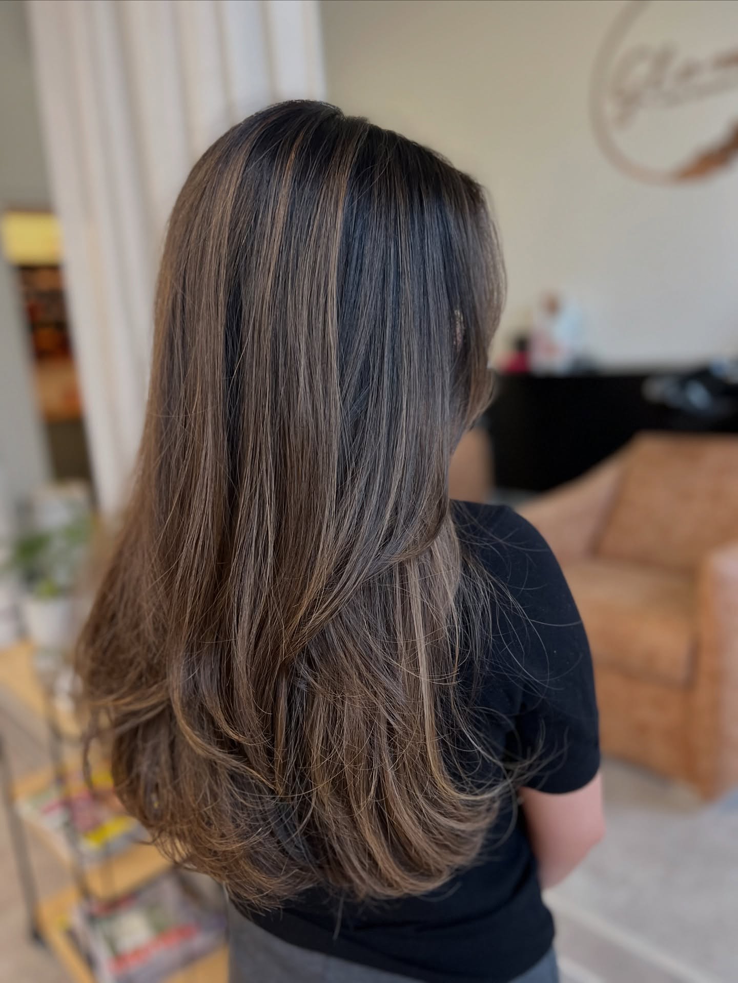 Silky Long Cut with Subtle Caramel Highlights