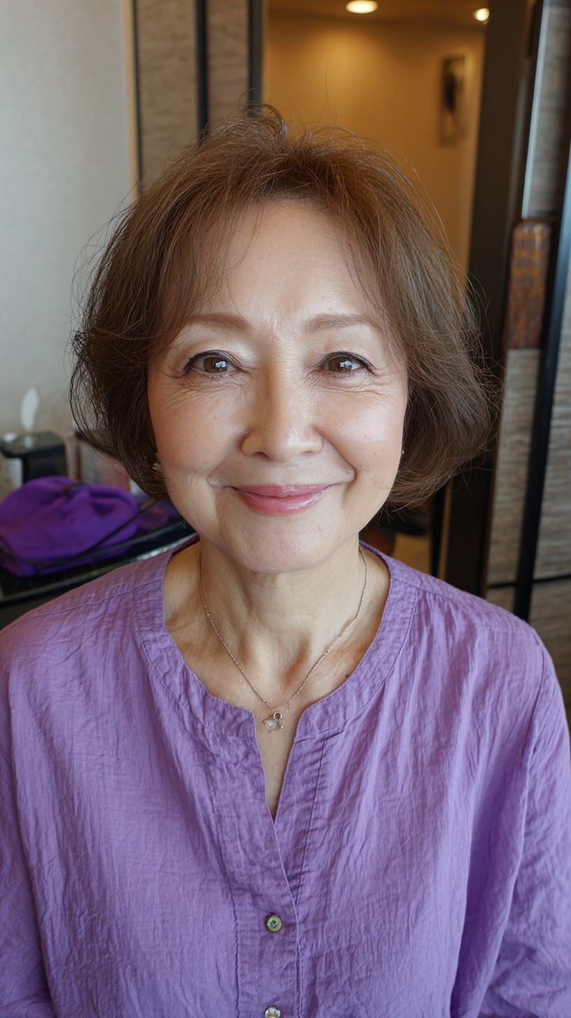 Soft Caramel Waves with Natural Volume