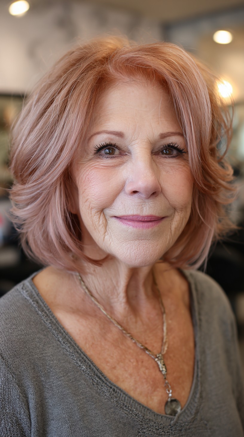 Subtle Strawberry Waves with Soft Contour