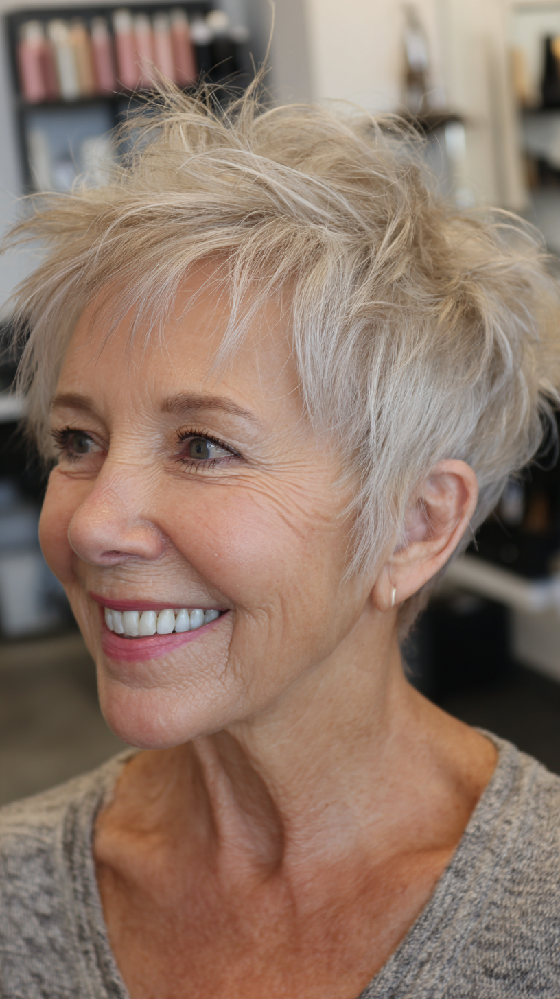 Chic Textured Pixie with Soft Layers