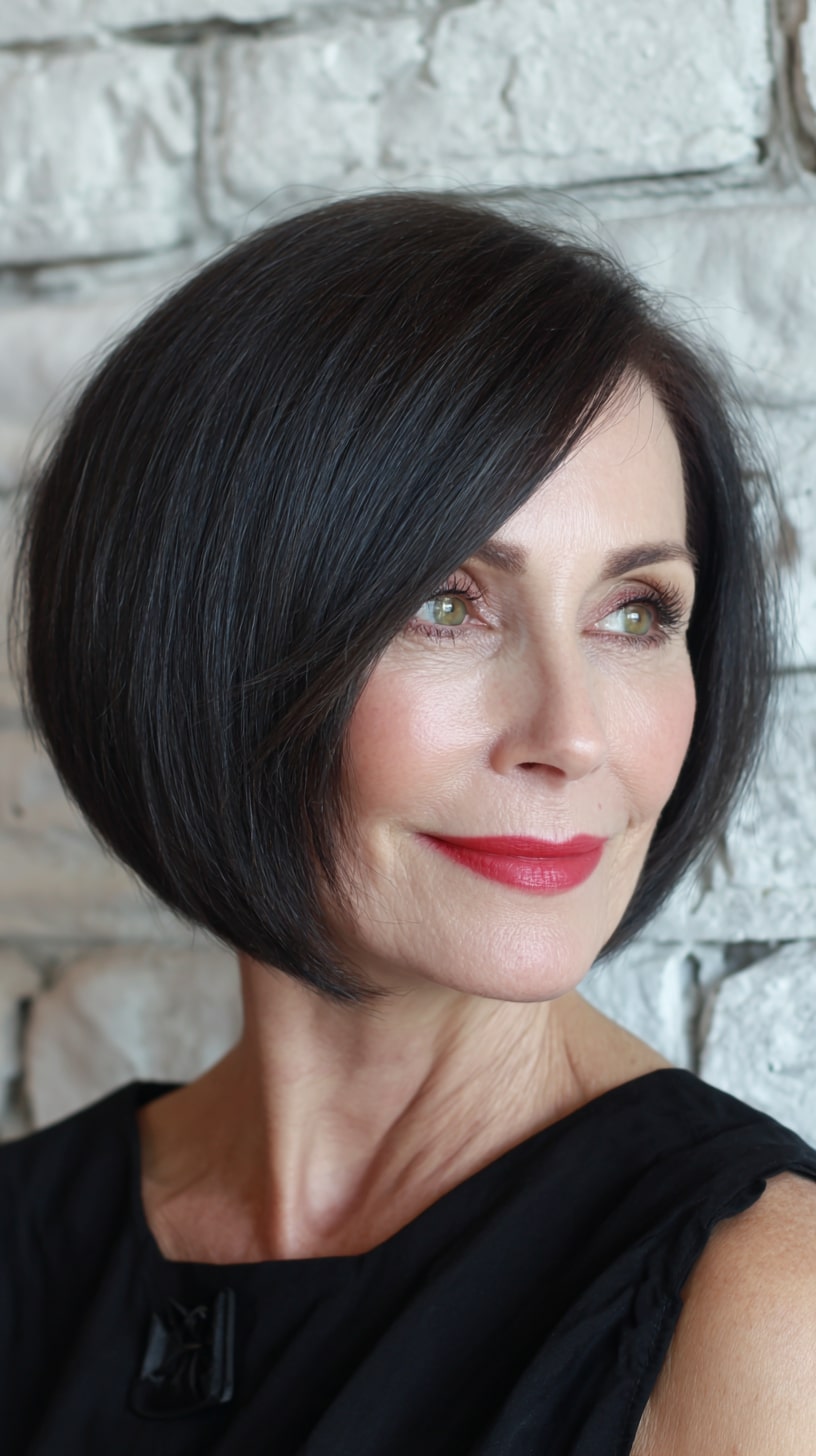 Sleek Blunt Chin-Length Bob with Subtle Textured Layers
