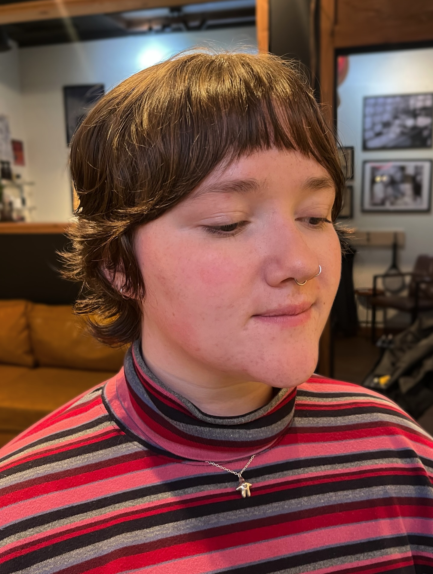 Textured Pixie Wolf Cut with Playful Bangs