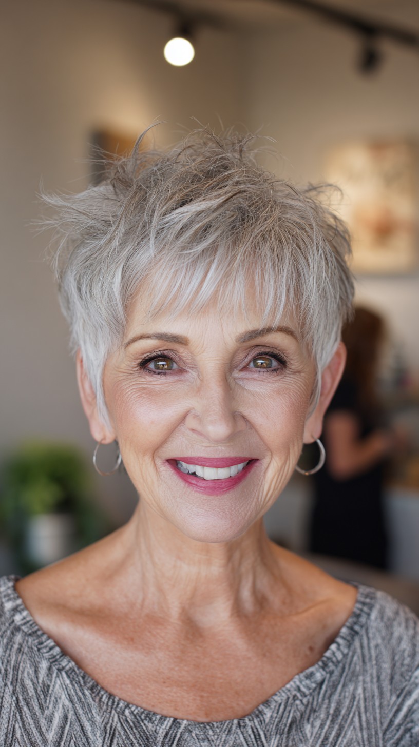 Wispy Silver Layers with Soft Volume