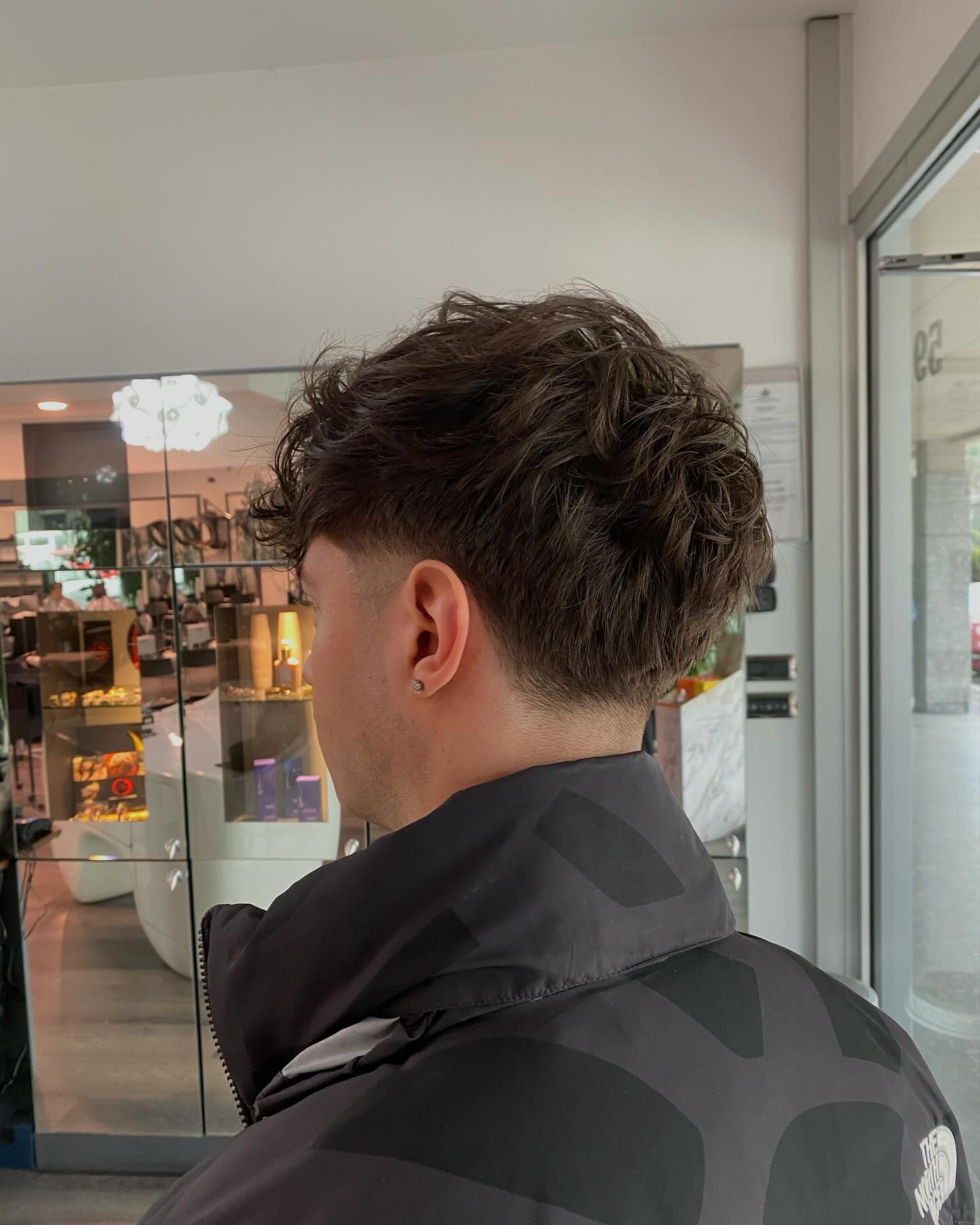 Textured Taper Fade with Soft Waves