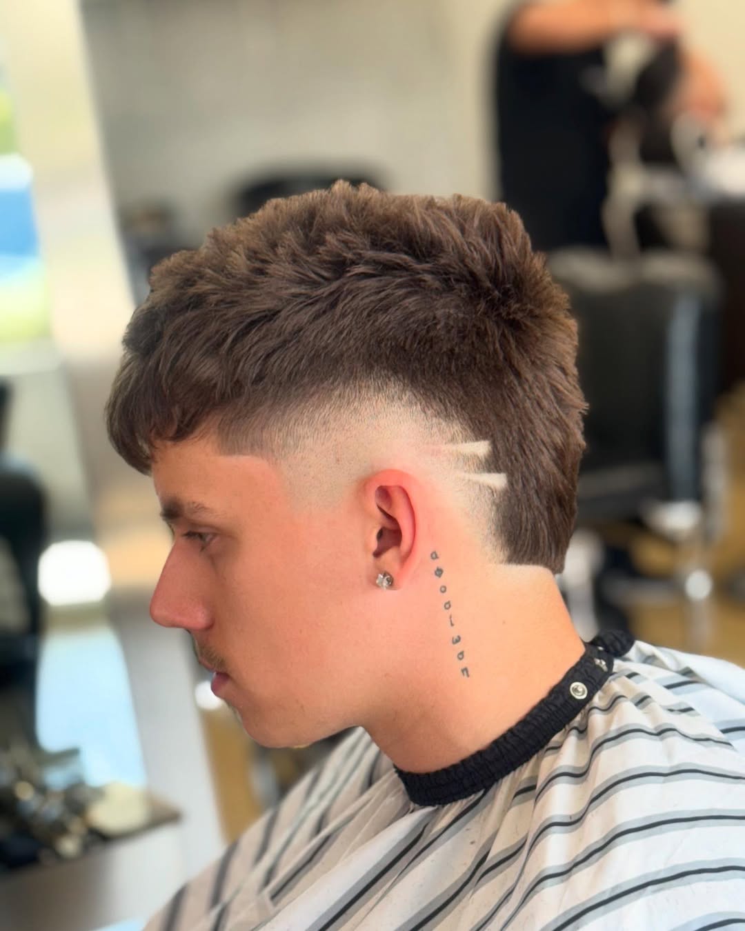 Dynamic Textured Mohawk with Unique Design
