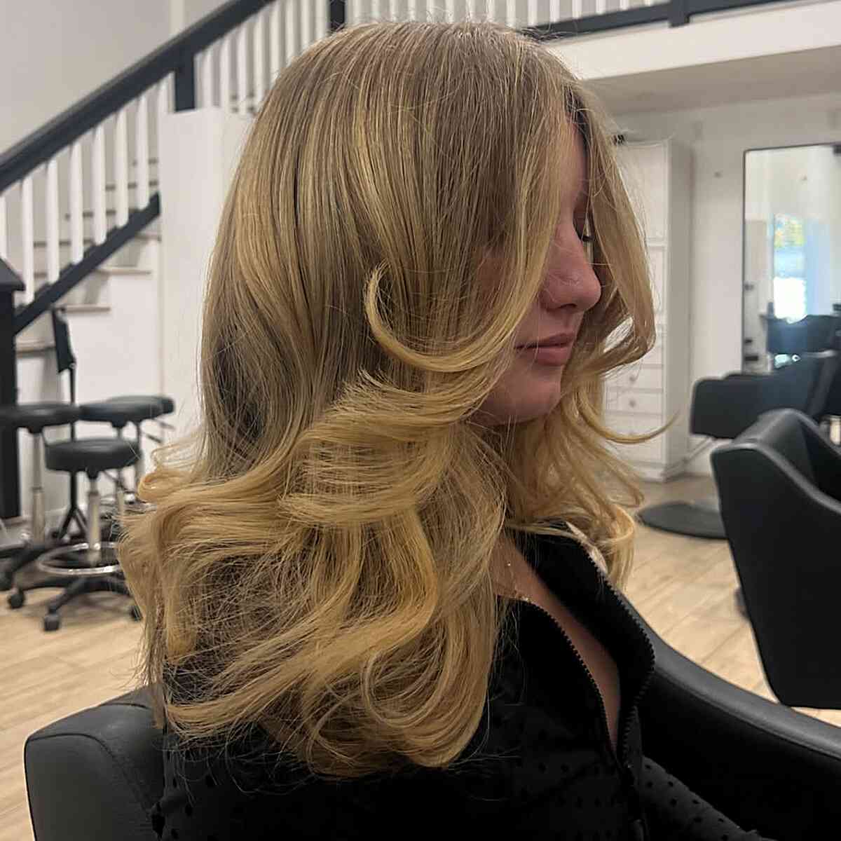 Classic 90s Layered Waves with Volume