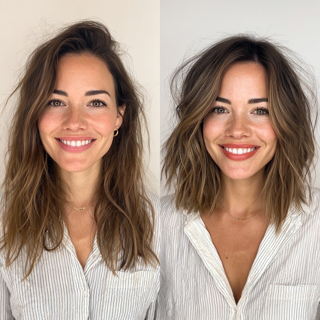 Choppy Shoulder-Grazing Lob with Soft Internal Layers