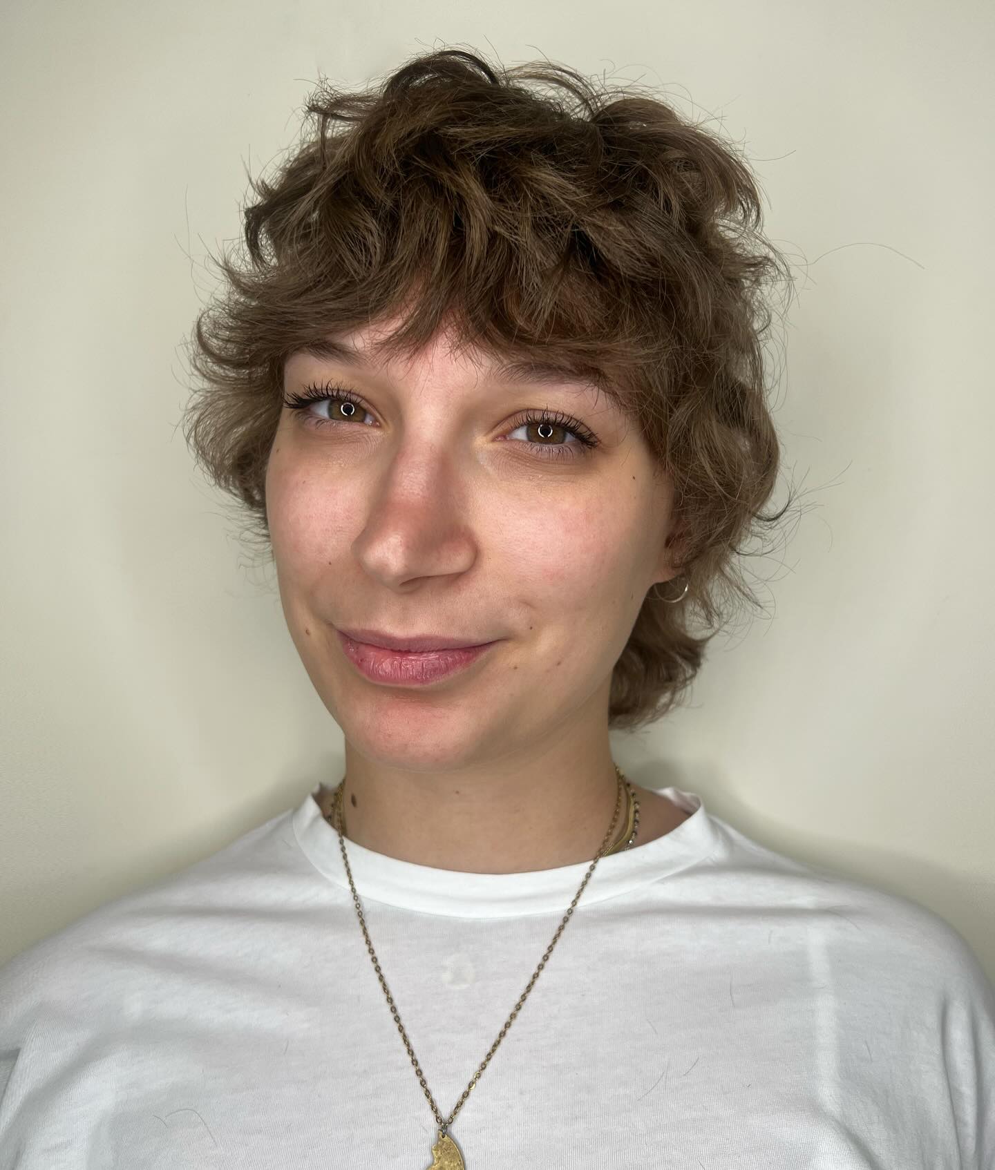 Edgy Short Shag with Feathered Fringe and Tapered Nape