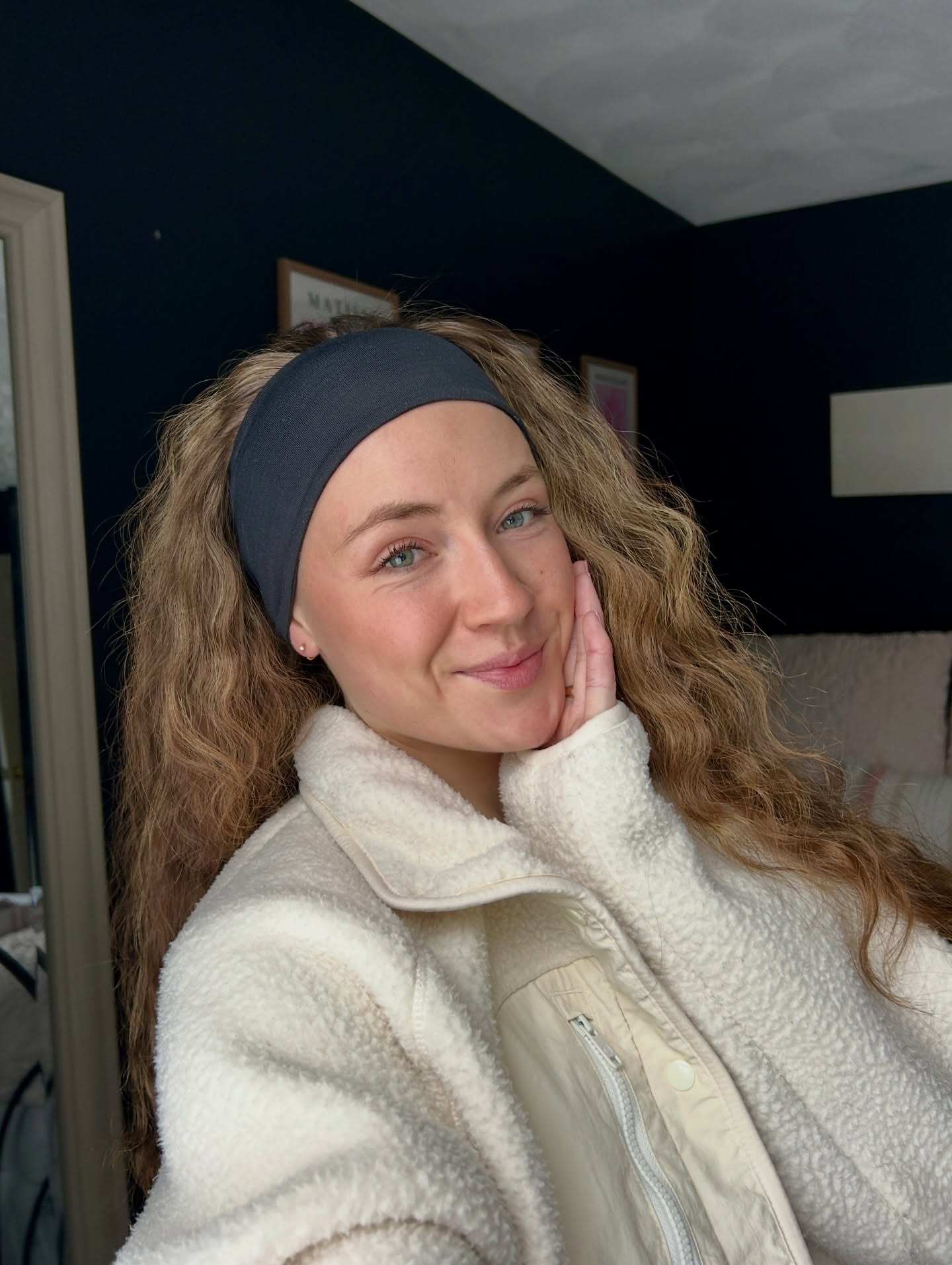 Natural Crimped Long Layers with Wide Headband