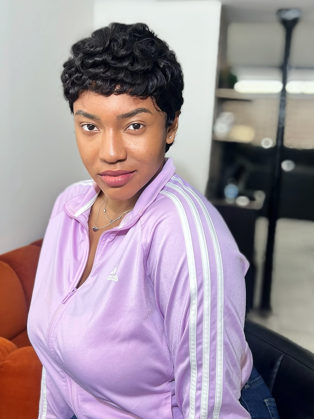 Sculpted Finger-Wave Pixie with Tapered Nape