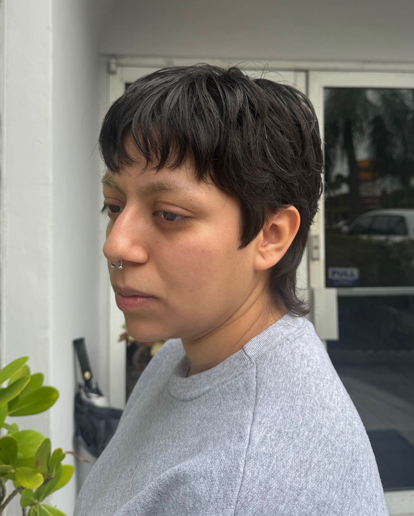 Short Choppy Pixie with Micro Fringe and Subtle Mullet Nape