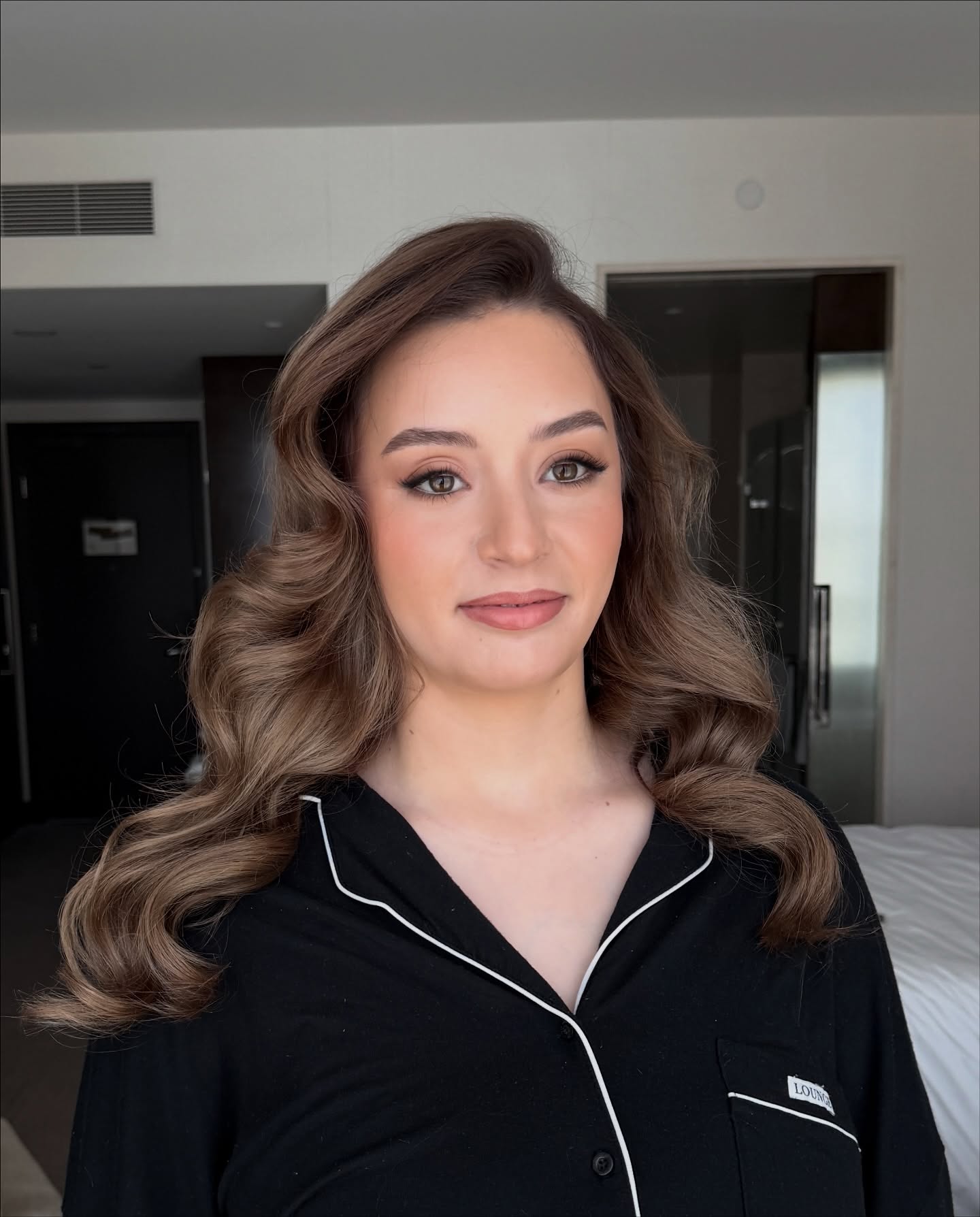 Soft Retro Barrel Waves with Subtle Ash Balayage