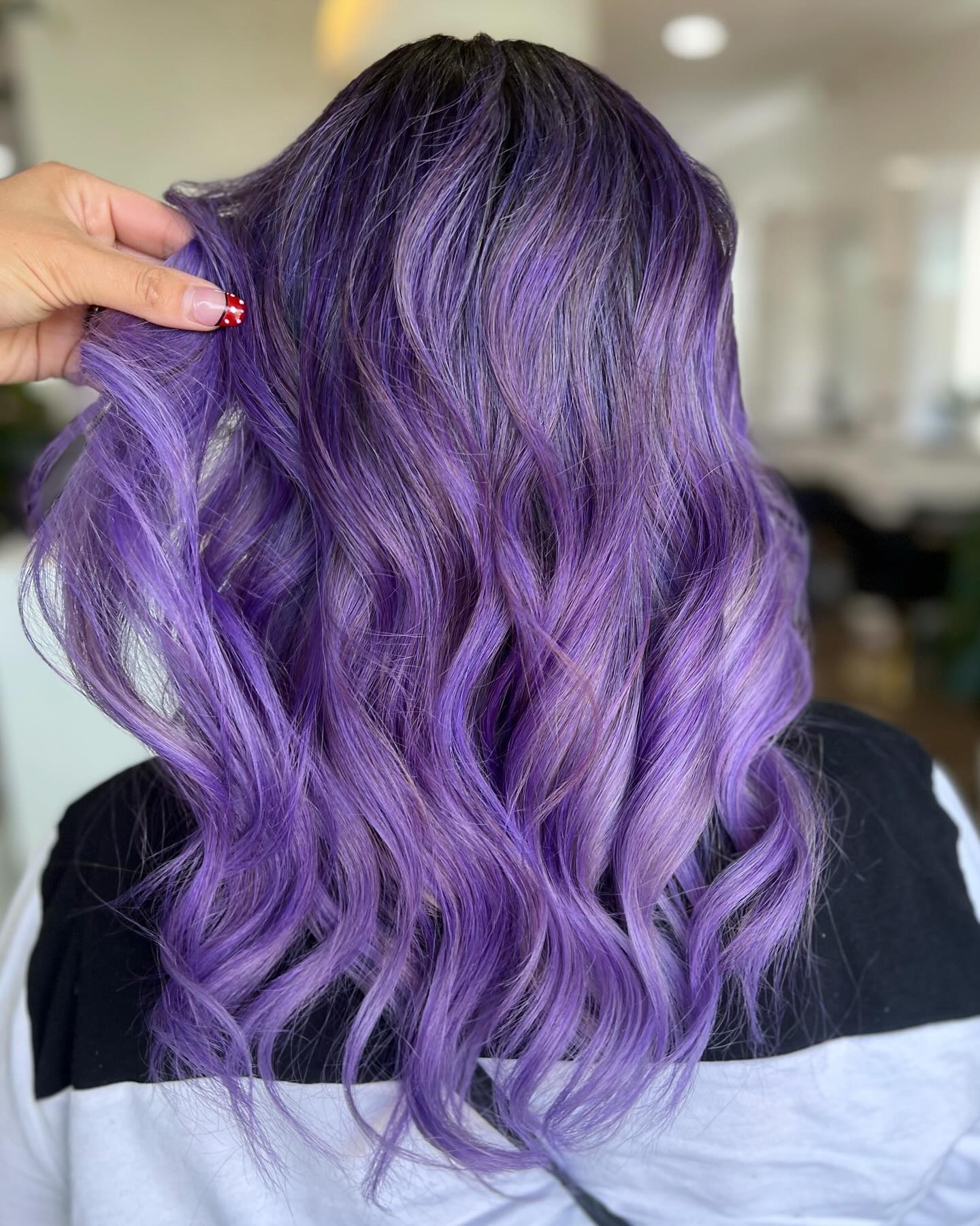 Dimensional Violet Root-Melt with Long Layered Waves