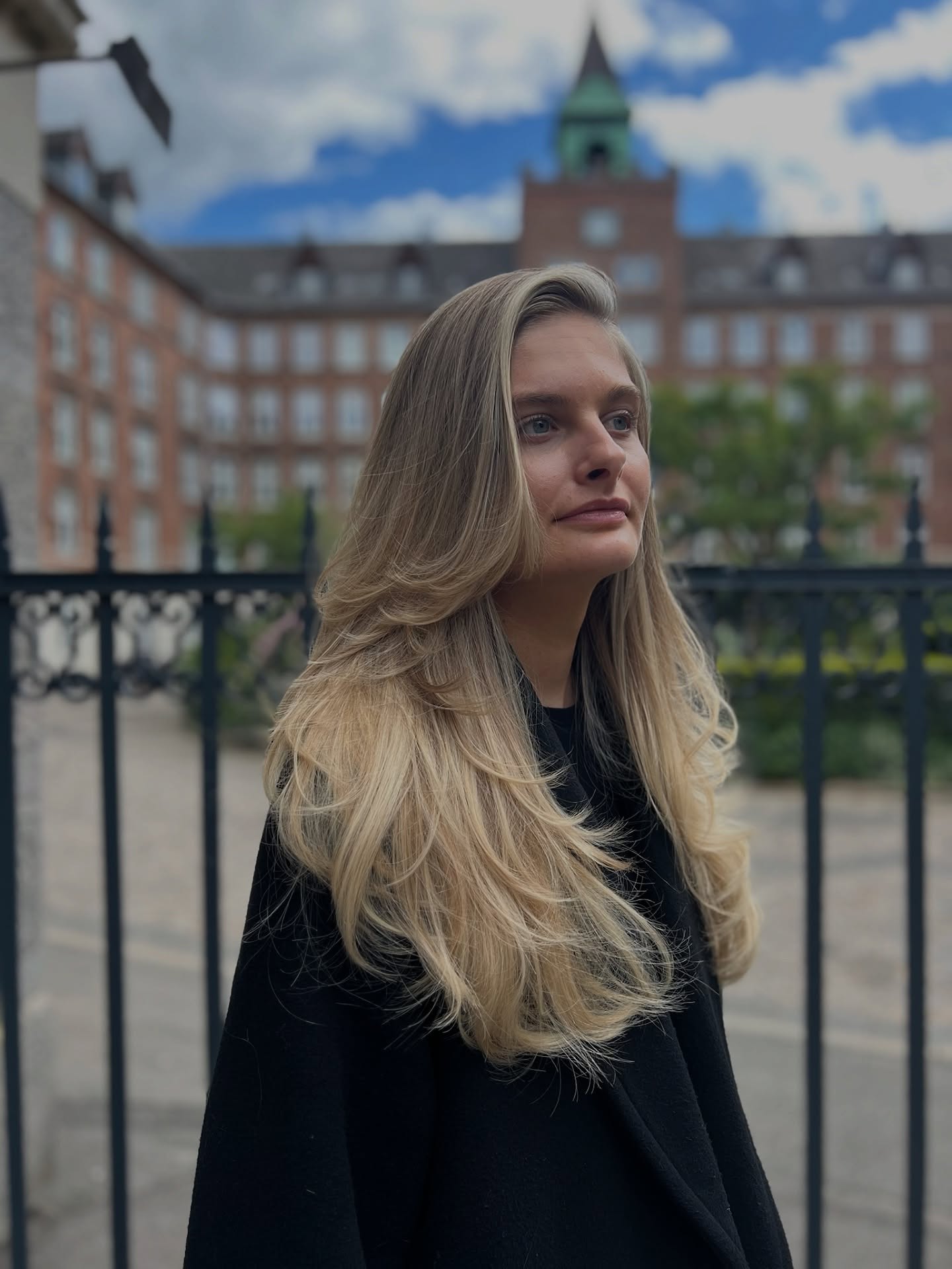 Brushed-Out Long Layers with Ash Root Shadow and Swept Feathered Ends