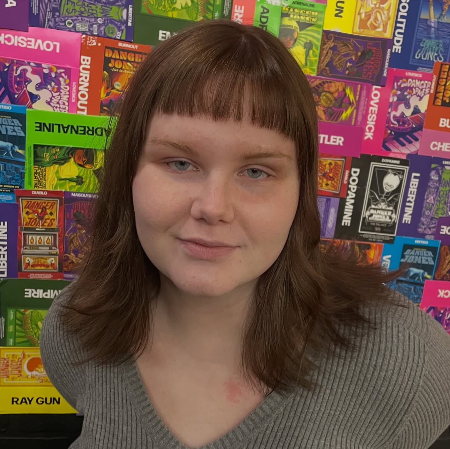 Choppy Micro Bangs with Soft Mid-Length Layers