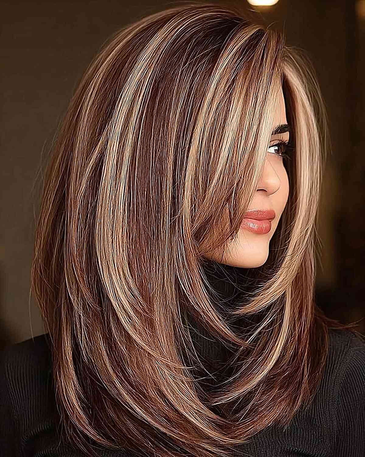 Long Bronde Balayage with Soft Layers